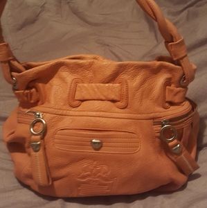 Bought In Italy, Designer Cettu Orange Handbag